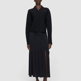 Black Gare Compact Milano Knit Jacket - Joseph