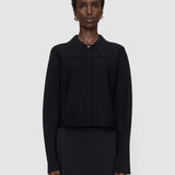 Black Gare Compact Milano Knit Jacket - Joseph
