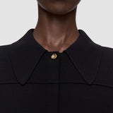 Black Gare Compact Milano Knit Jacket - Joseph
