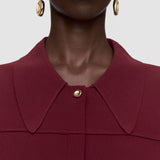 Red Gare Compact Milano Knit Jacket - Joseph