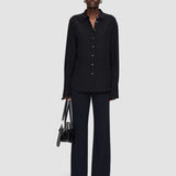 Joe Silk Crepe de Chine Blouse