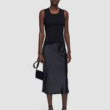 Isaak Silk Satin Skirt