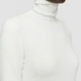 Silk Stretch High Neck Top