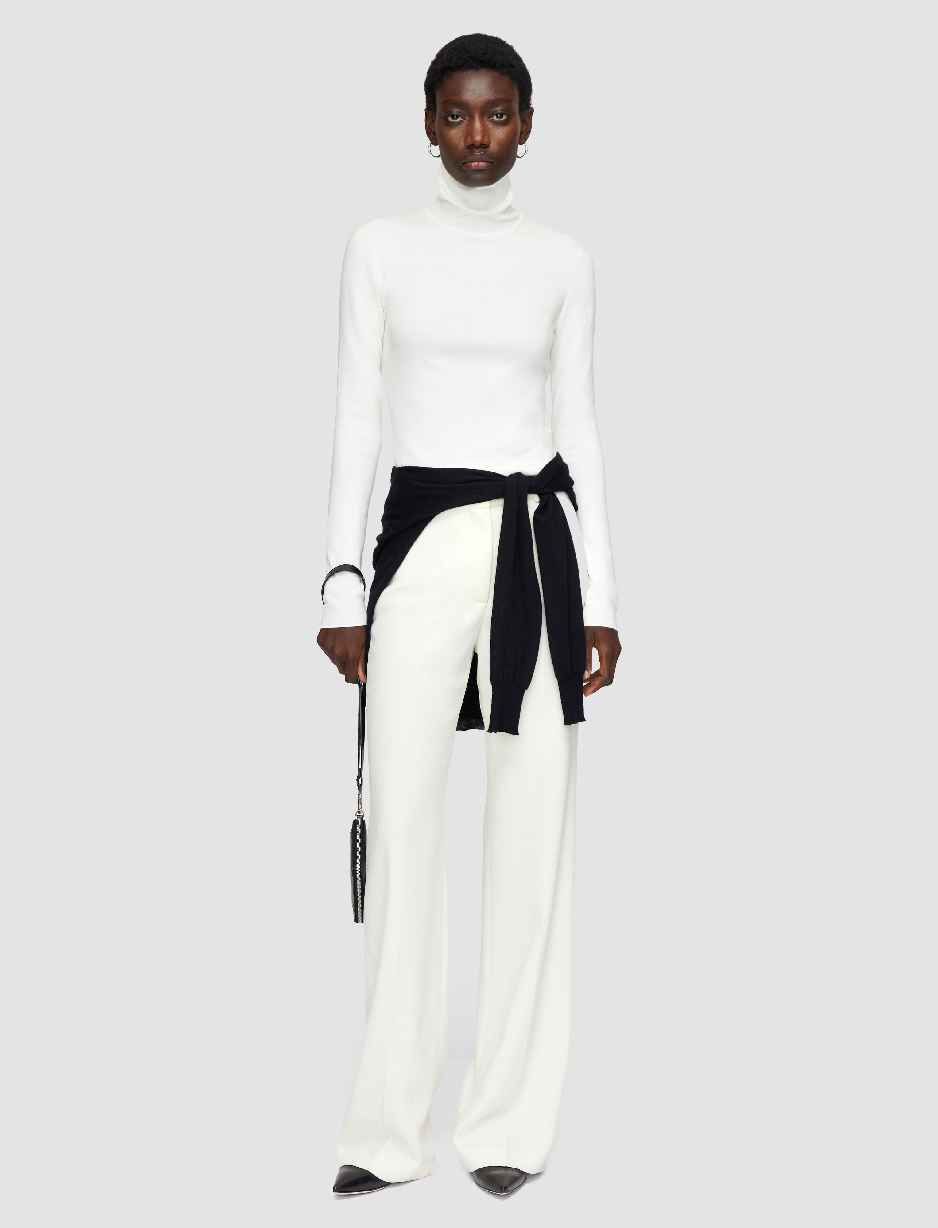 white-silk-stretch-high-neck-top-JOSEPH