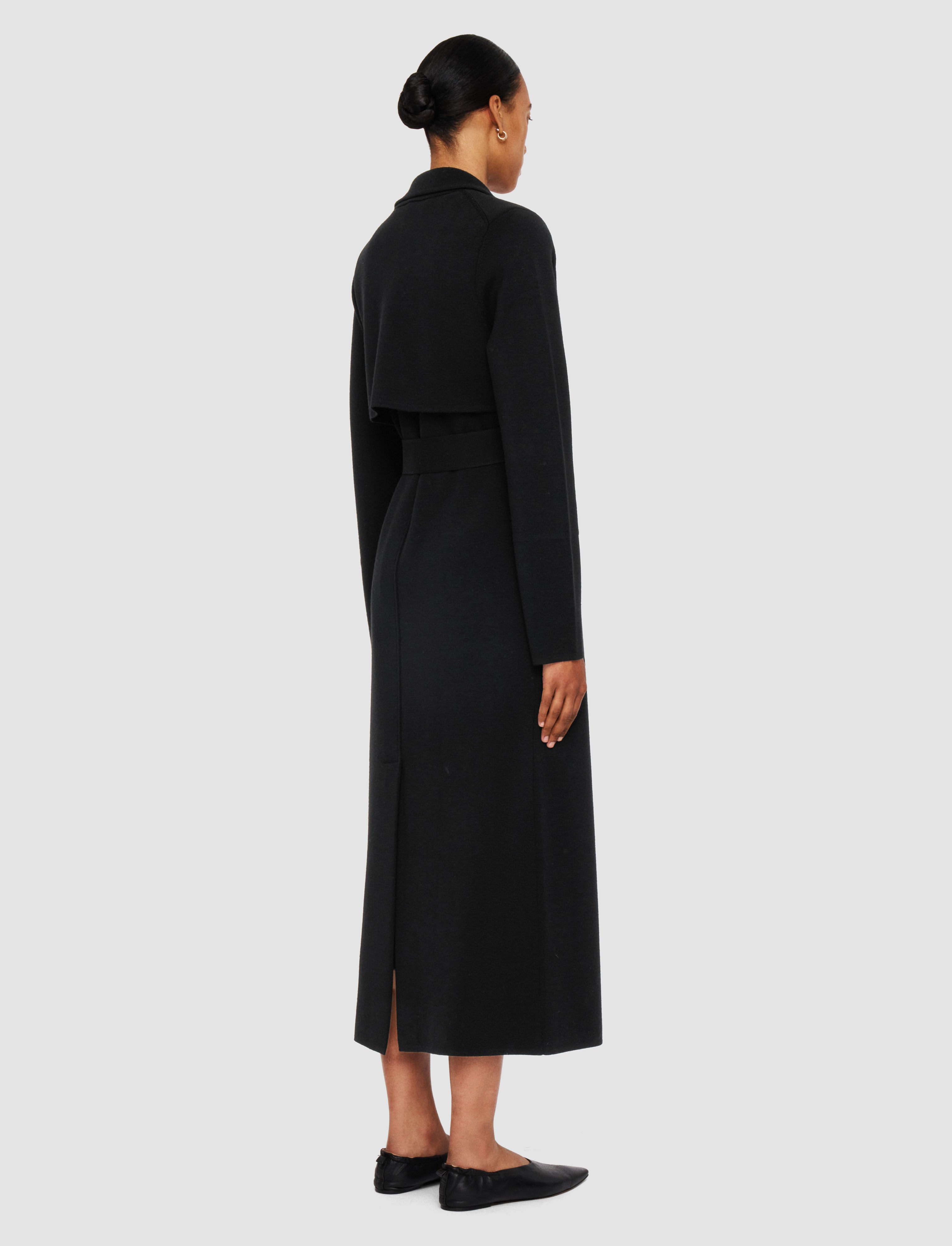 black-milano-knit-wool-coat-JOSEPH