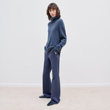Pull col montant en cachemire