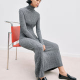 Ribbed Cable Knit Dress