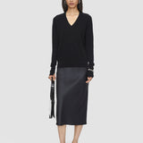 Light Pure Cashmere Vネックジャンパー