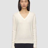Light Pure Cashmere Vネックジャンパー