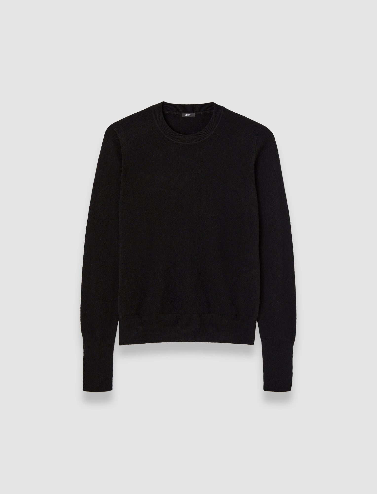 ブラック-light-pure-cashmere-ラウンドネックジャンパー-JOSEPH