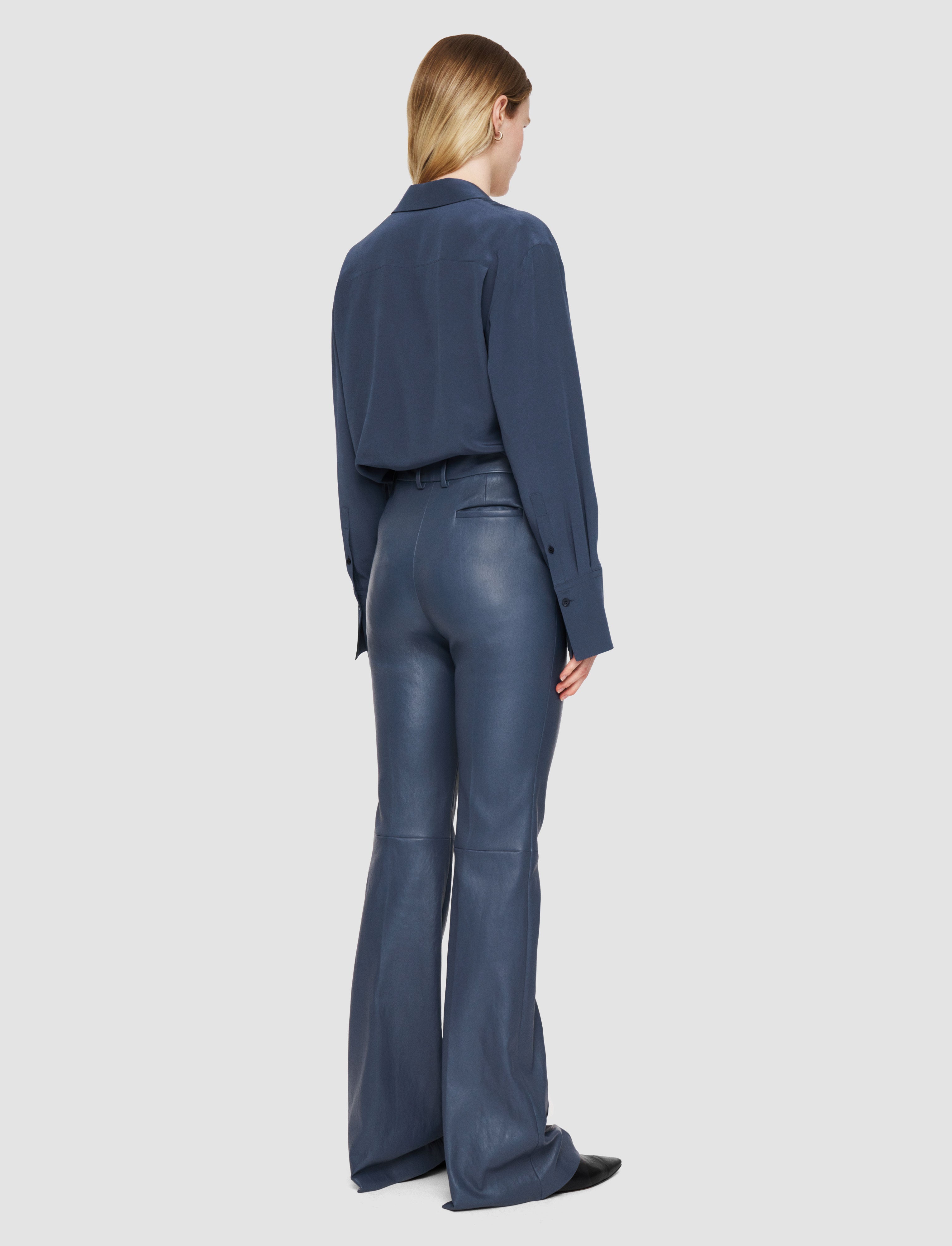 bleu-pantalon-tafira-en-cuir-stretch-JOSEPH