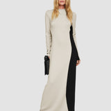 Multicolour Bi-Colour Knit Dress - Joseph