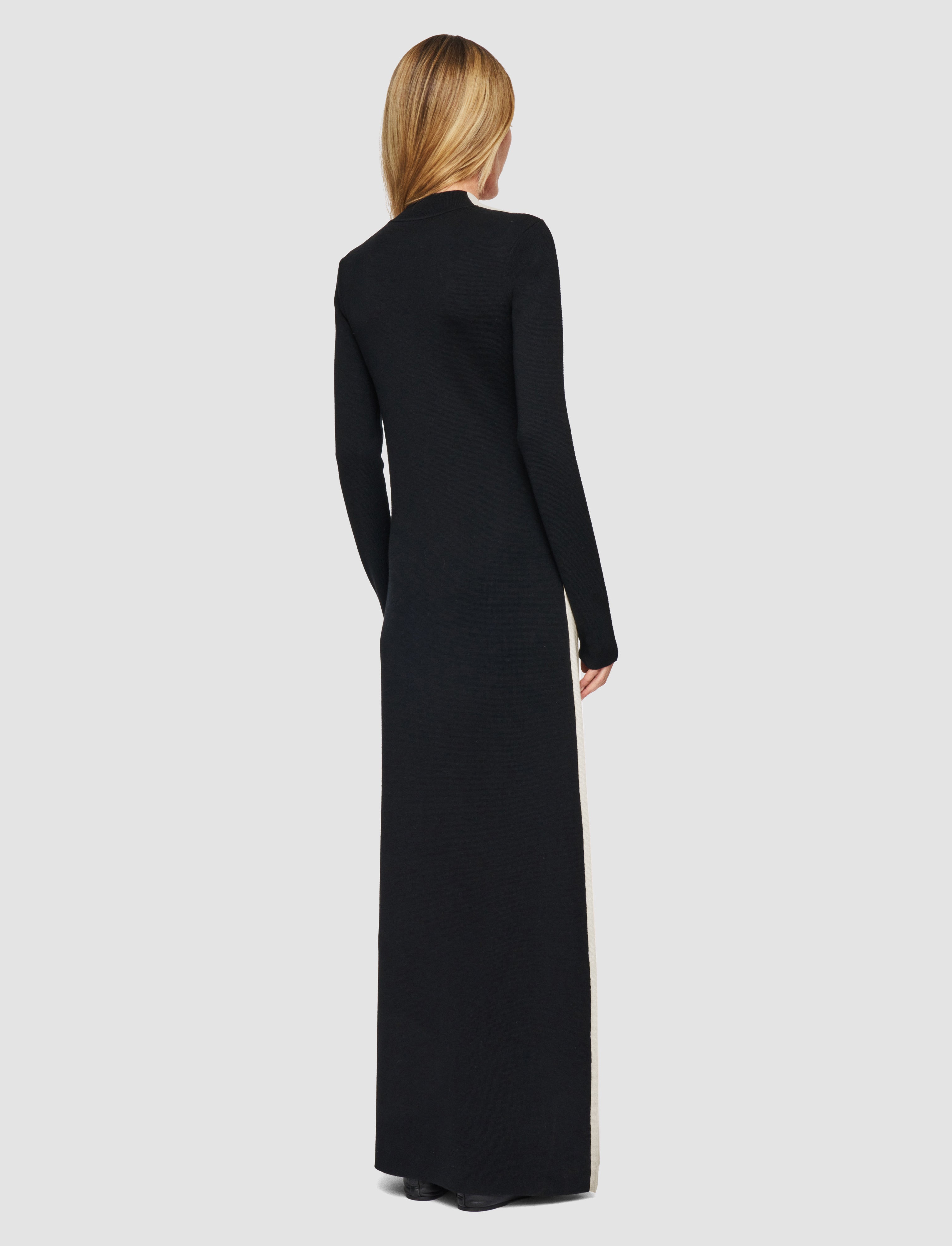 multicolour-bi-colour-knit-dress-JOSEPH