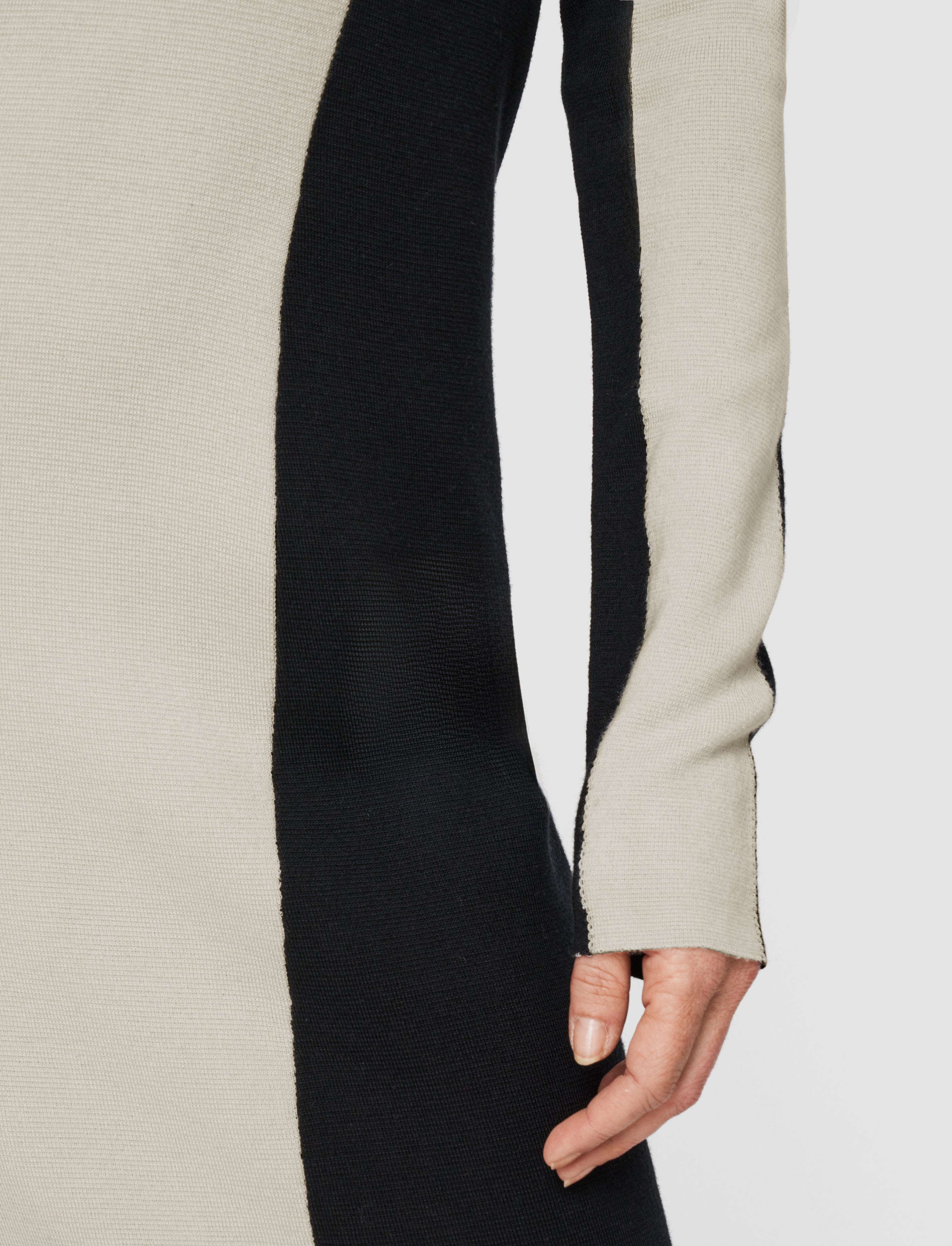 multicolour-bi-colour-knit-dress-JOSEPH