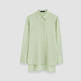 Bold Crepe de Soie Silk Blouse