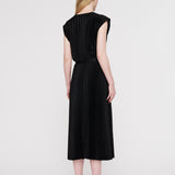 Volta Knit Weave Plissé ドレス
