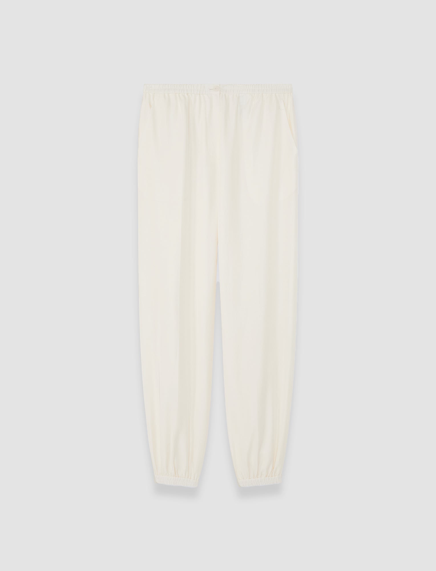 白-taio-soft-cotton-silk-トラウザーズ-JOSEPH