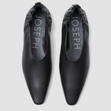 Leather Pointy Ballerina Shoes