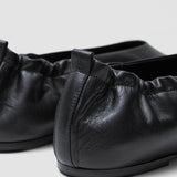 Leather Pointy Ballerina Shoes