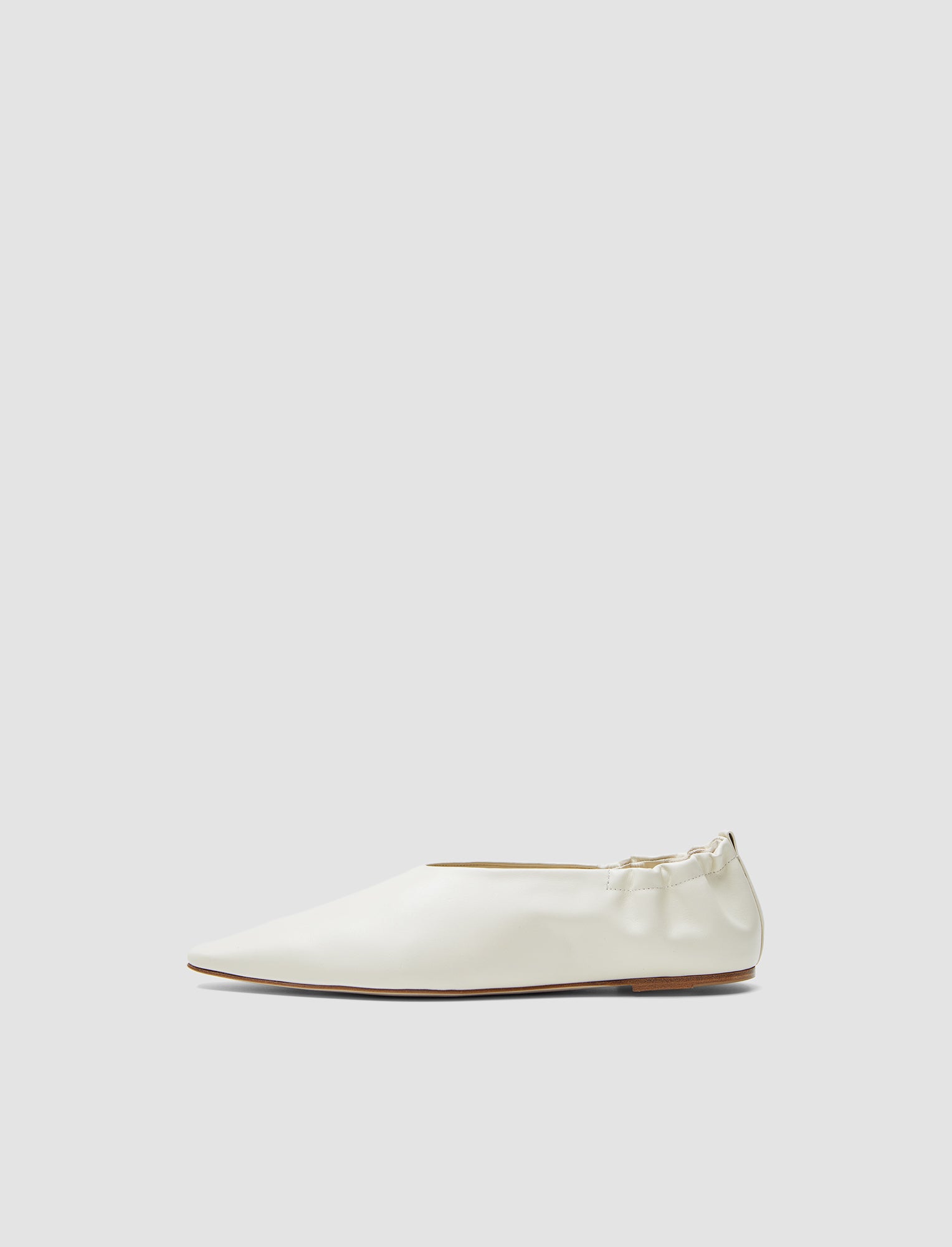 beige-leather-pointy-ballerina-shoes-JOSEPH