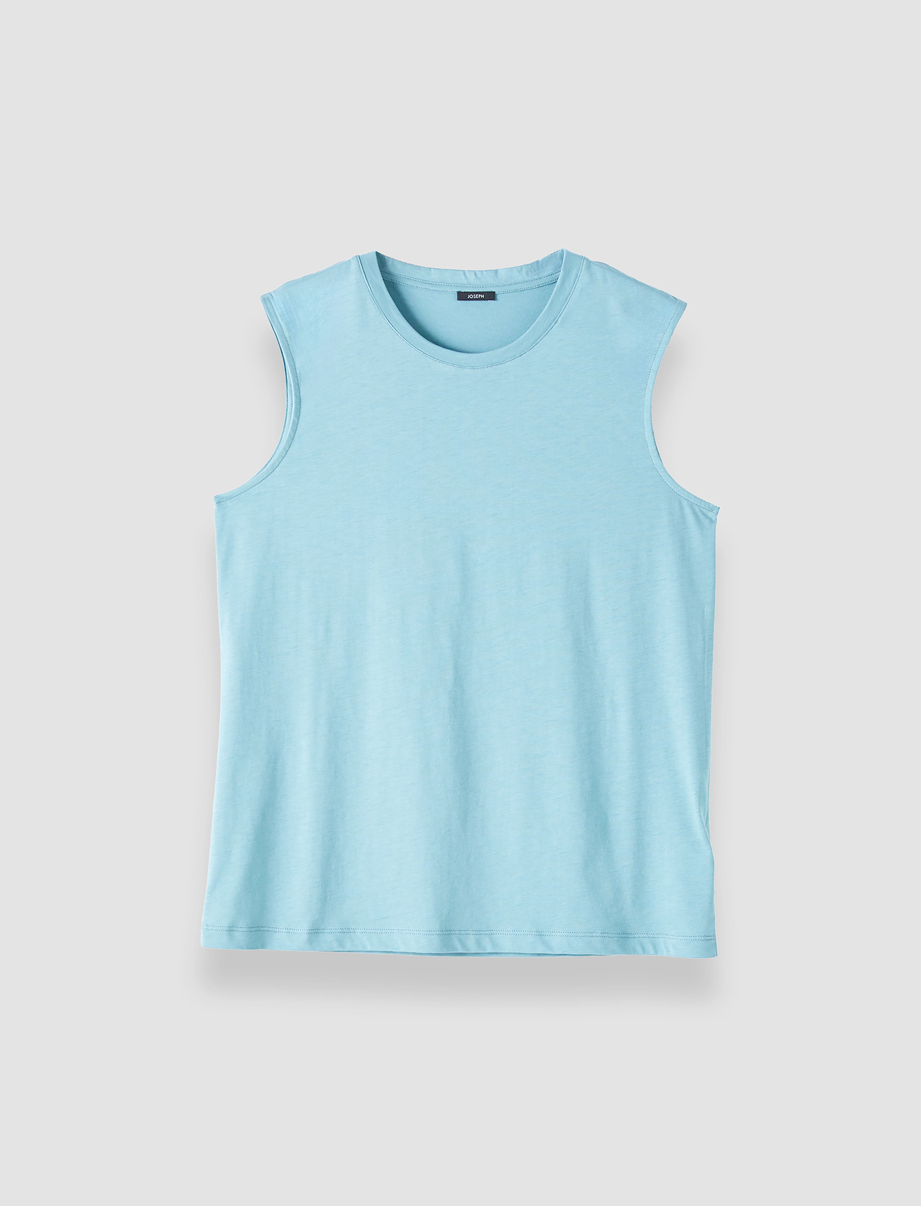 blue-cotton-silk-jersey-tank-top-JOSEPH