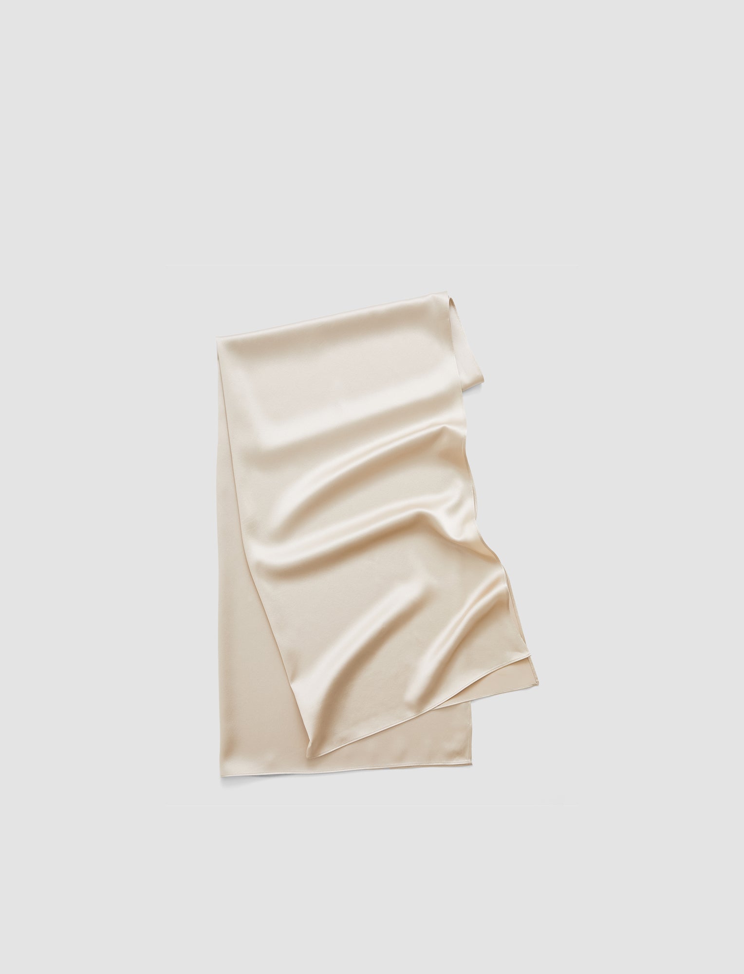beige-silk-satin-scarf-JOSEPH