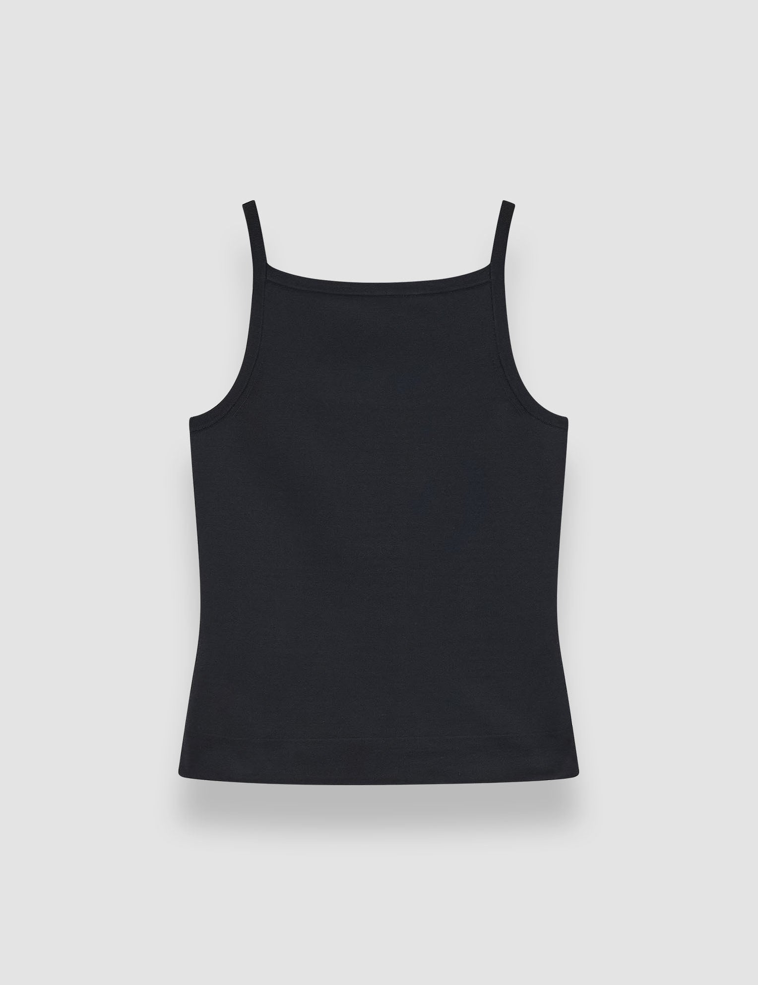 Black Viscose Knit Stretch Vest Top - Joseph