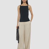 Black Viscose Knit Stretch Vest Top - Joseph