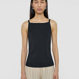 Black Viscose Knit Stretch Vest Top - Joseph