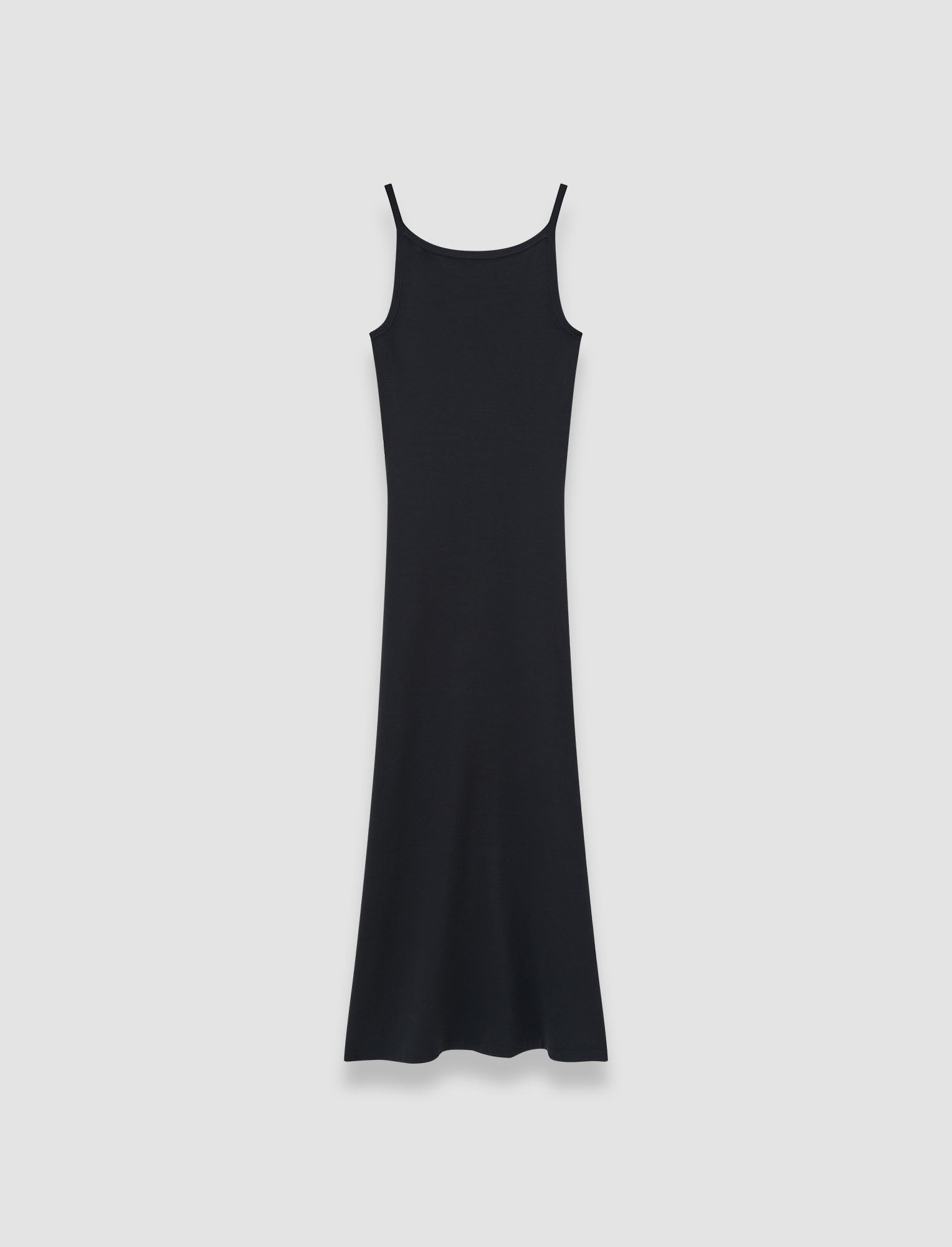 black-viscose-knit-stretch-dress-JOSEPH