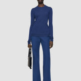 Blue Cashair Round Neck Jumper - Joseph