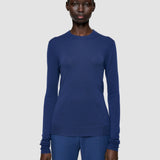 Blue Cashair Round Neck Jumper - Joseph