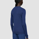 Blue Cashair Round Neck Jumper - Joseph