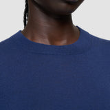 Blue Cashair Round Neck Jumper - Joseph