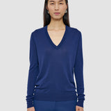 Blue Cashair V Neck Jumper - Joseph