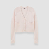 Pink Open Cashmere Cardigan - Joseph