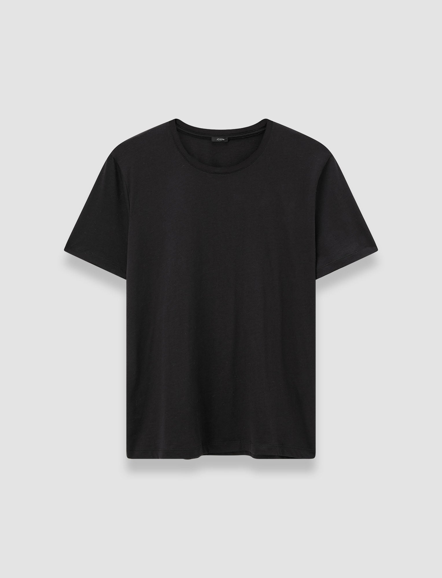 noir-t-shirt-en-jersey-de-coton-et-soie-JOSEPH