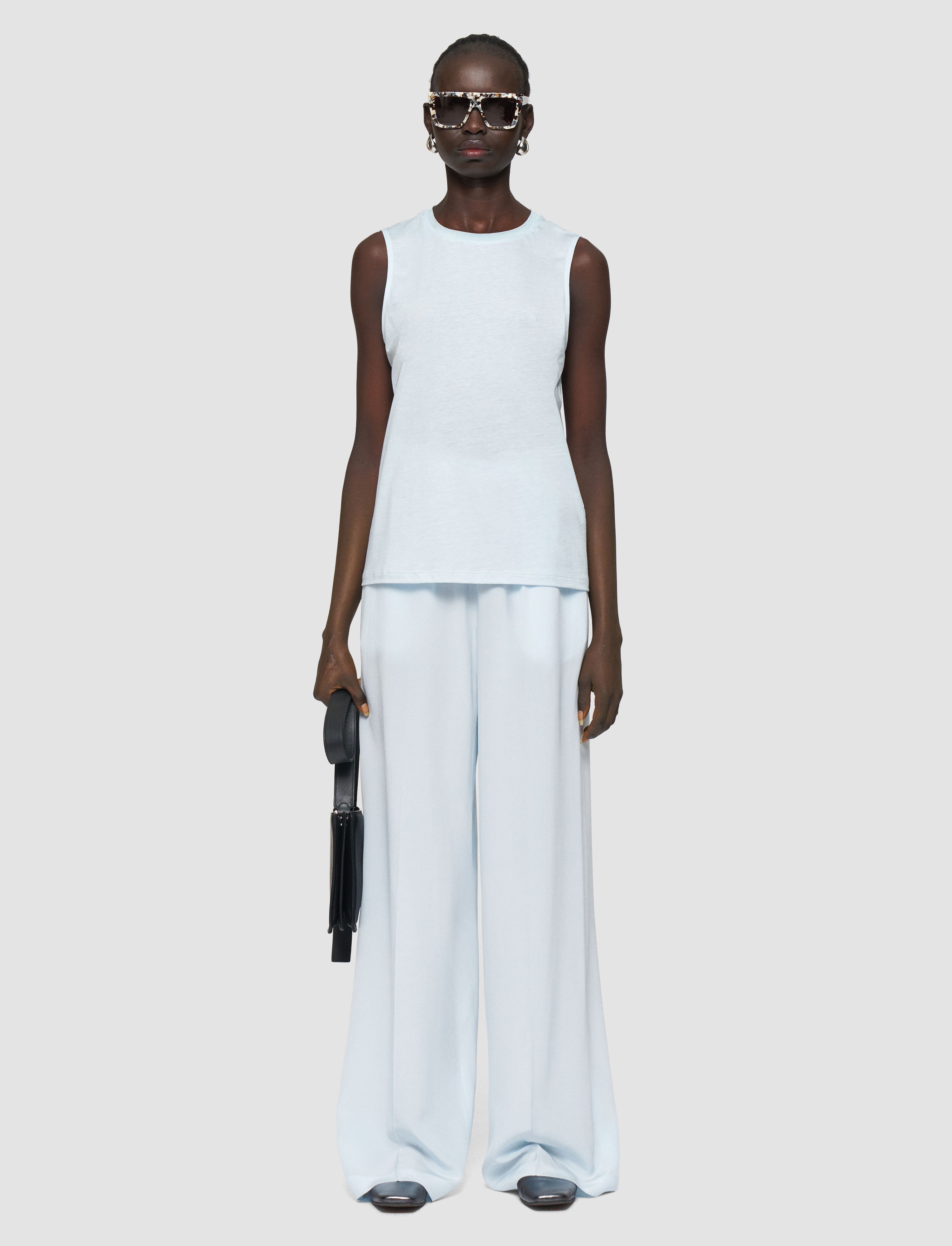 blue-cotton-silk-jersey-tank-top-JOSEPH