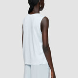 Blue Cotton Silk Jersey Tank Top - Joseph