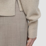 Brushed Cashmere ラウンドネックジャンパー
