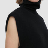 Black Brushed Cashmere Vest - Joseph