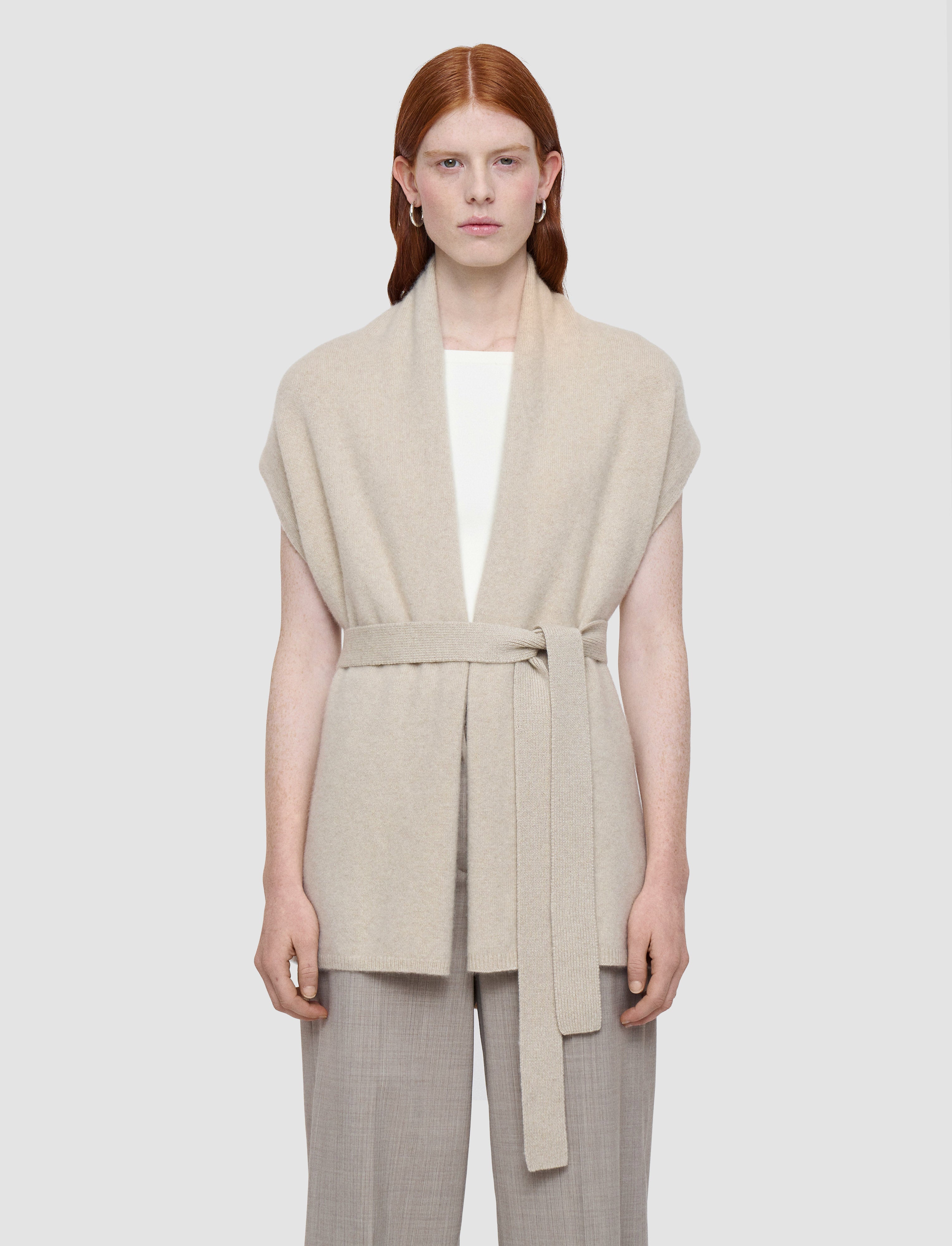 beige-brushed-cashmere-sleeveless-wrap-JOSEPH