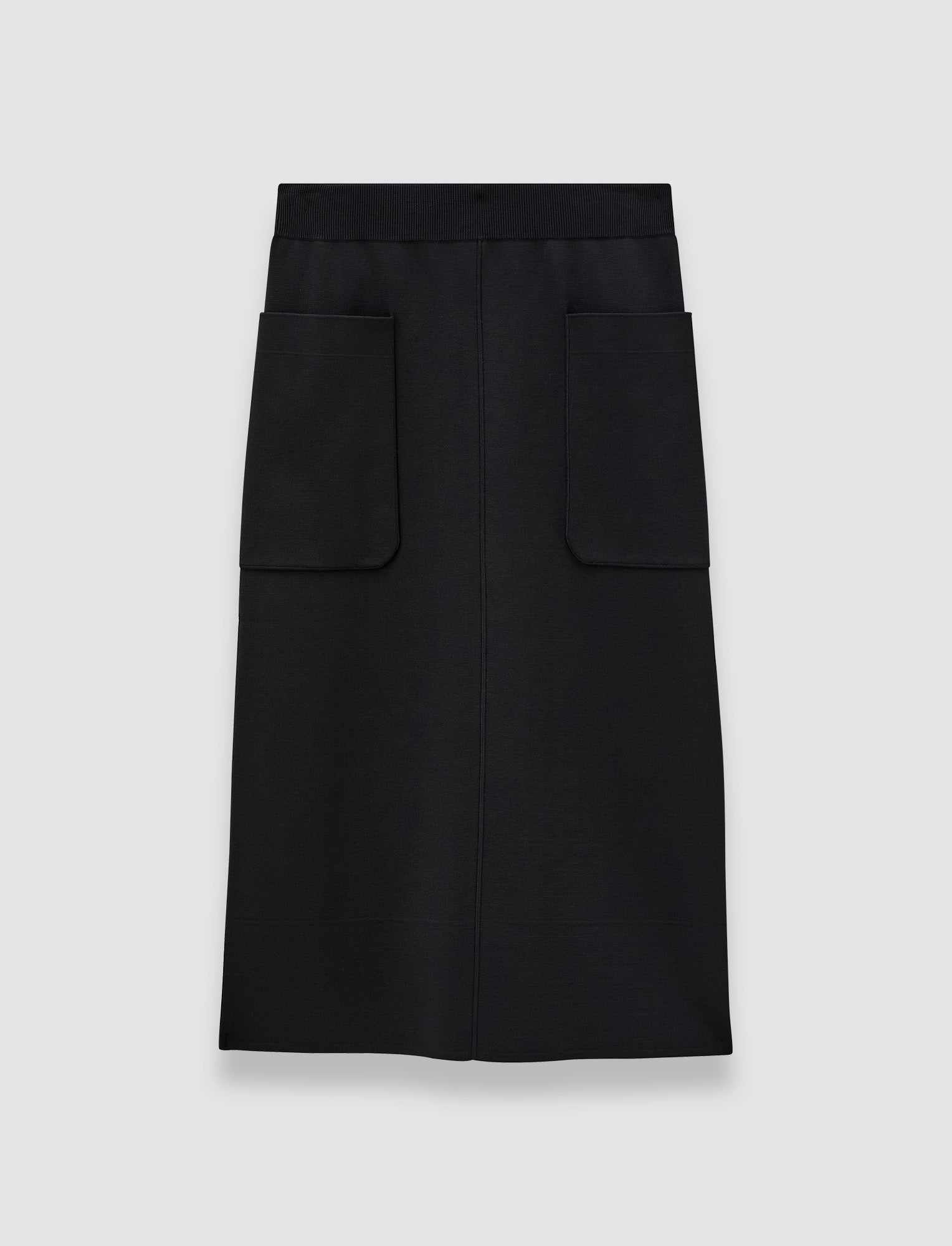 black-milano-knit-stretch-skirt-JOSEPH