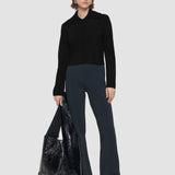 Black Milano Knit Stretch Short Jacket - Joseph