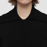 Black Milano Knit Stretch Short Jacket - Joseph