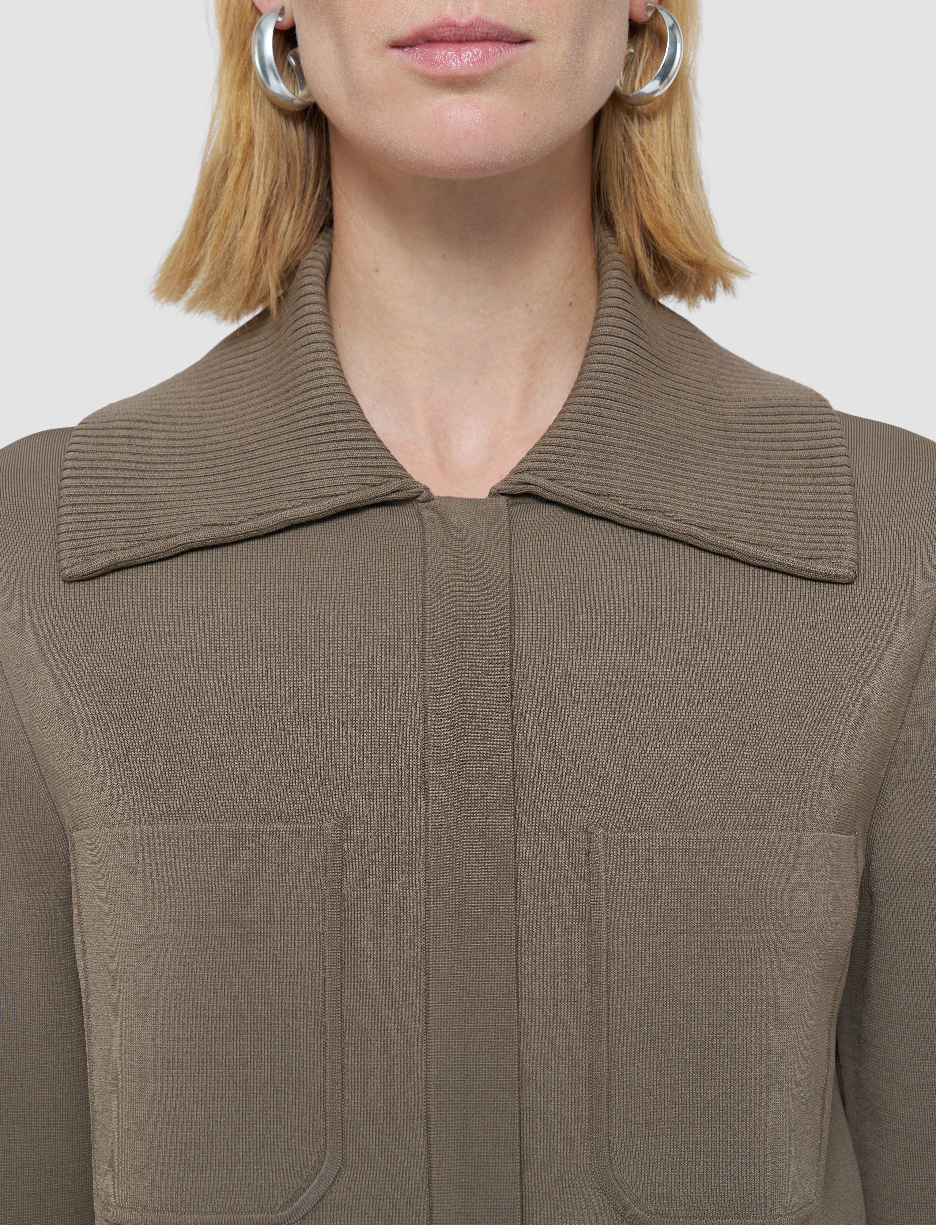 brown-milano-knit-stretch-short-jacket-JOSEPH