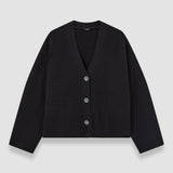 Black Soft Wool Cardigan - Joseph