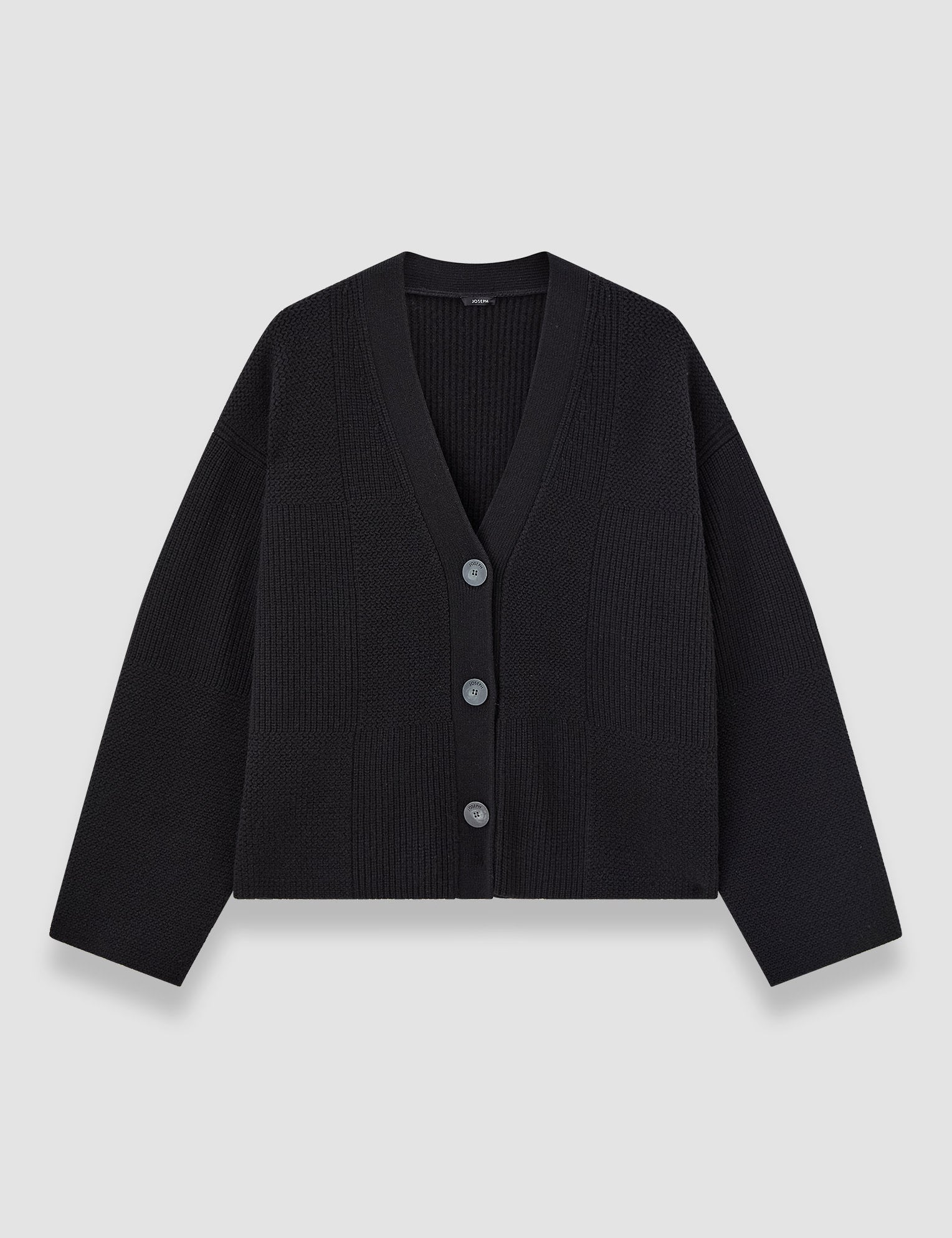 Black Soft Wool Cardigan - Joseph