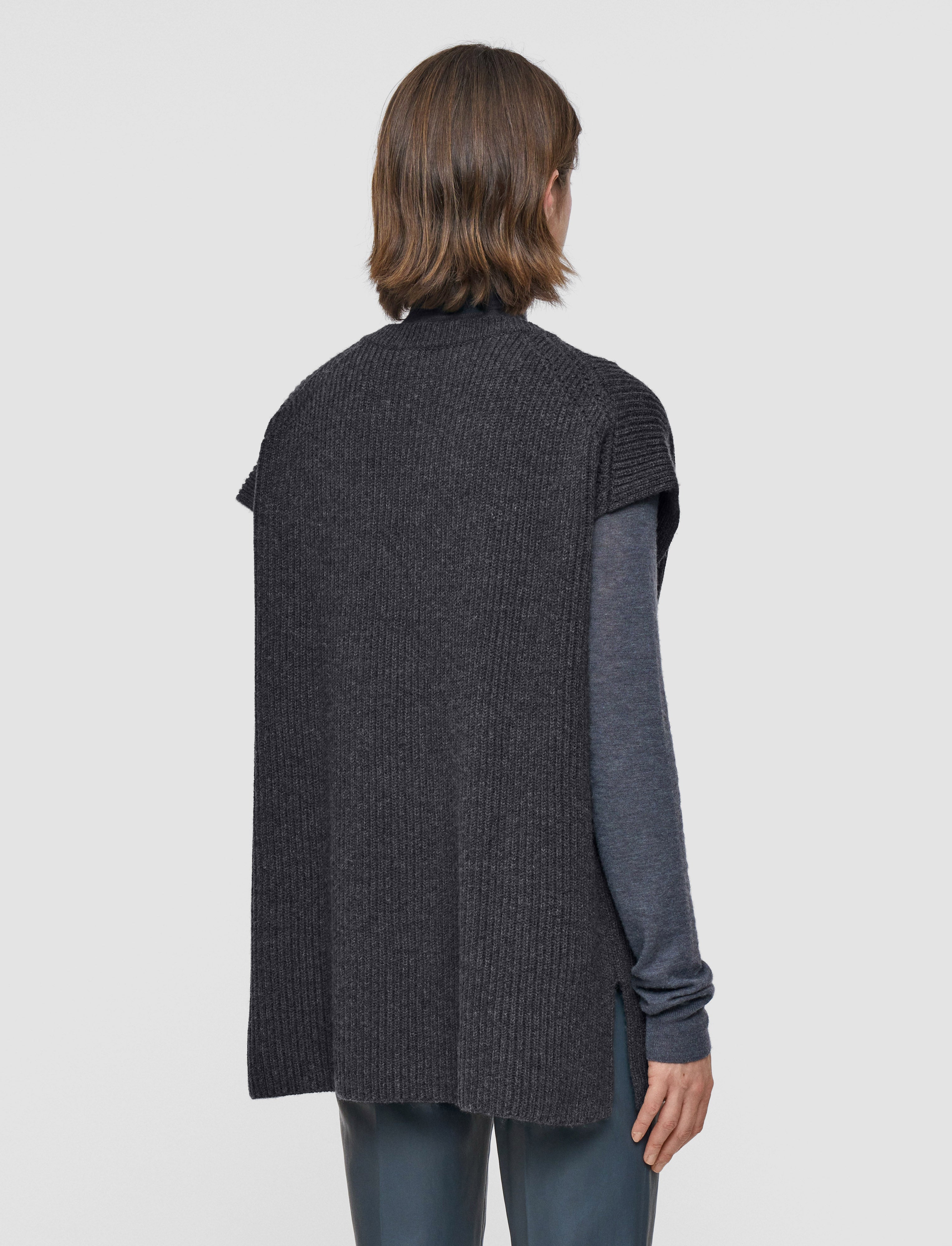 grey-light-cardigan-stitch-vest-JOSEPH