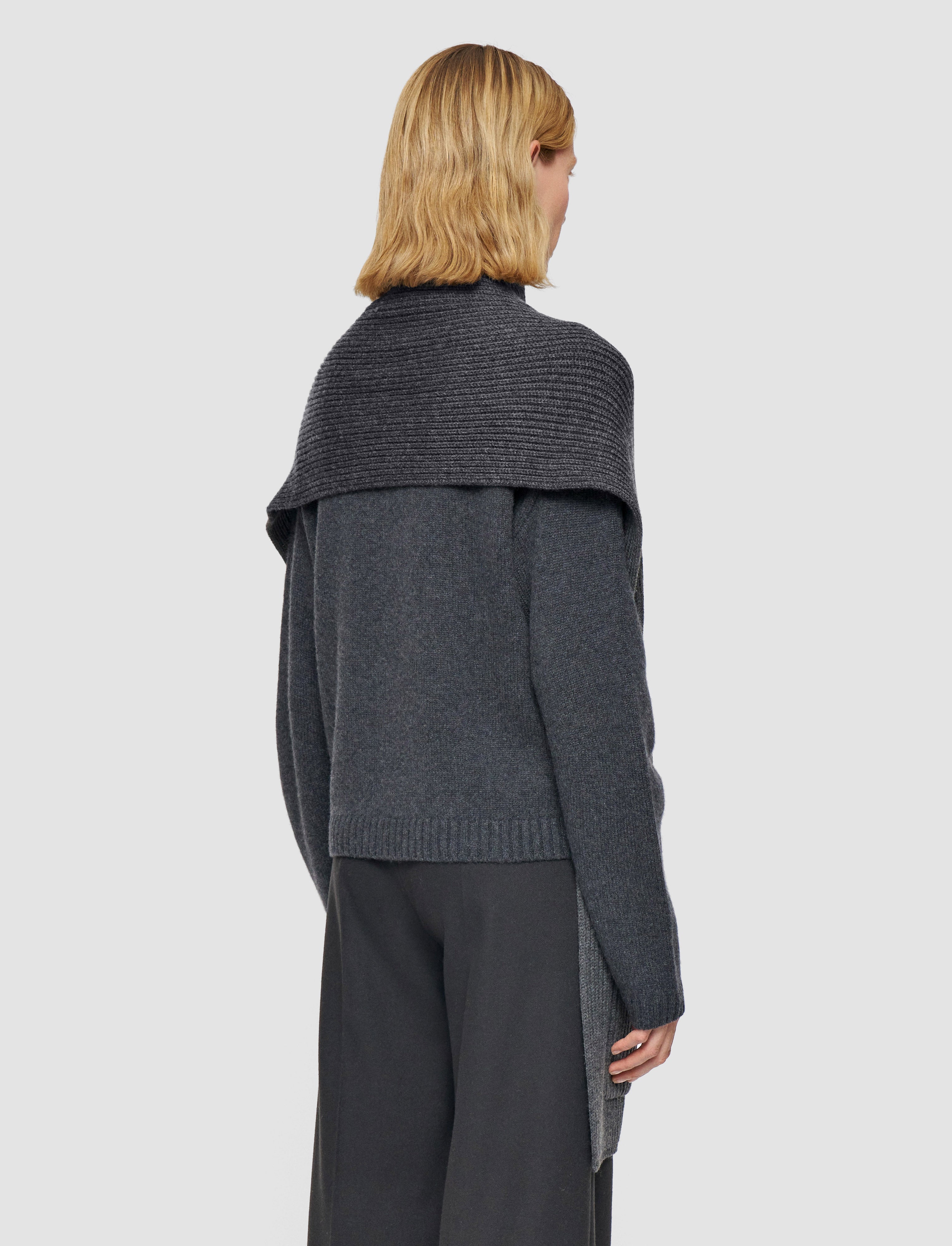 grey-light-cardigan-stitch-button-scarf-JOSEPH